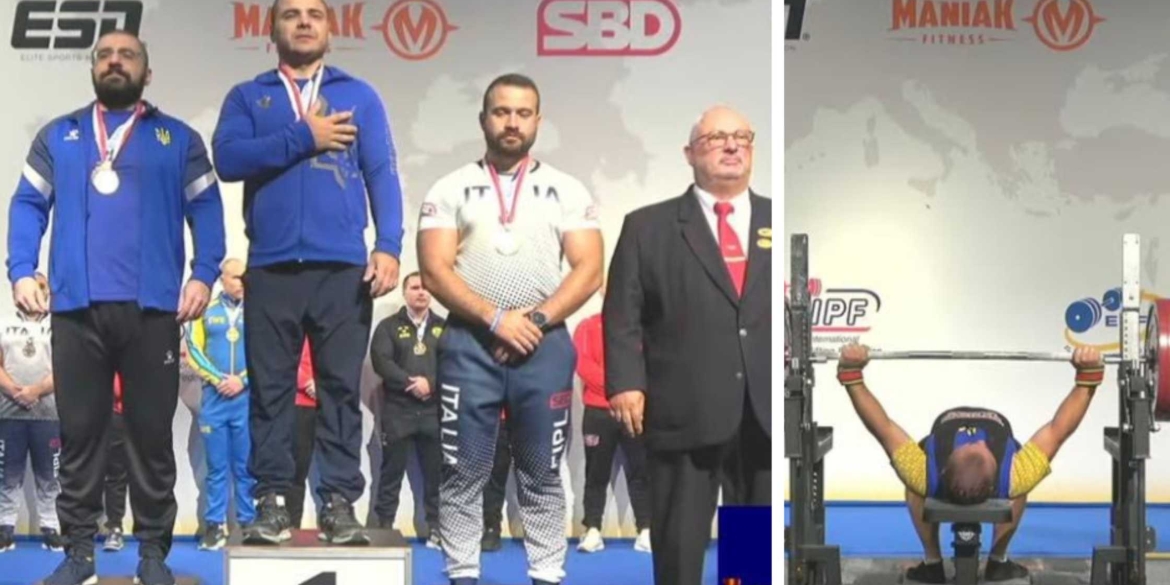 Вінничанин став чемпіоном Європи з класичного жиму лежачи