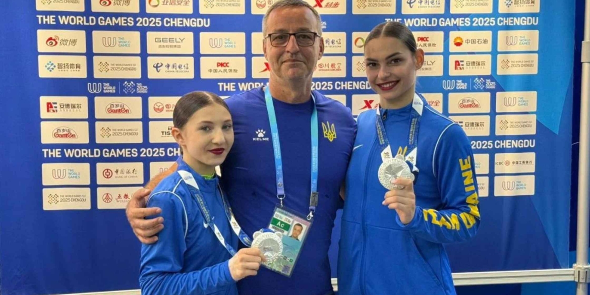 Вінницькі акробатки завоювали срібло на Всесвітніх іграх у Китаї