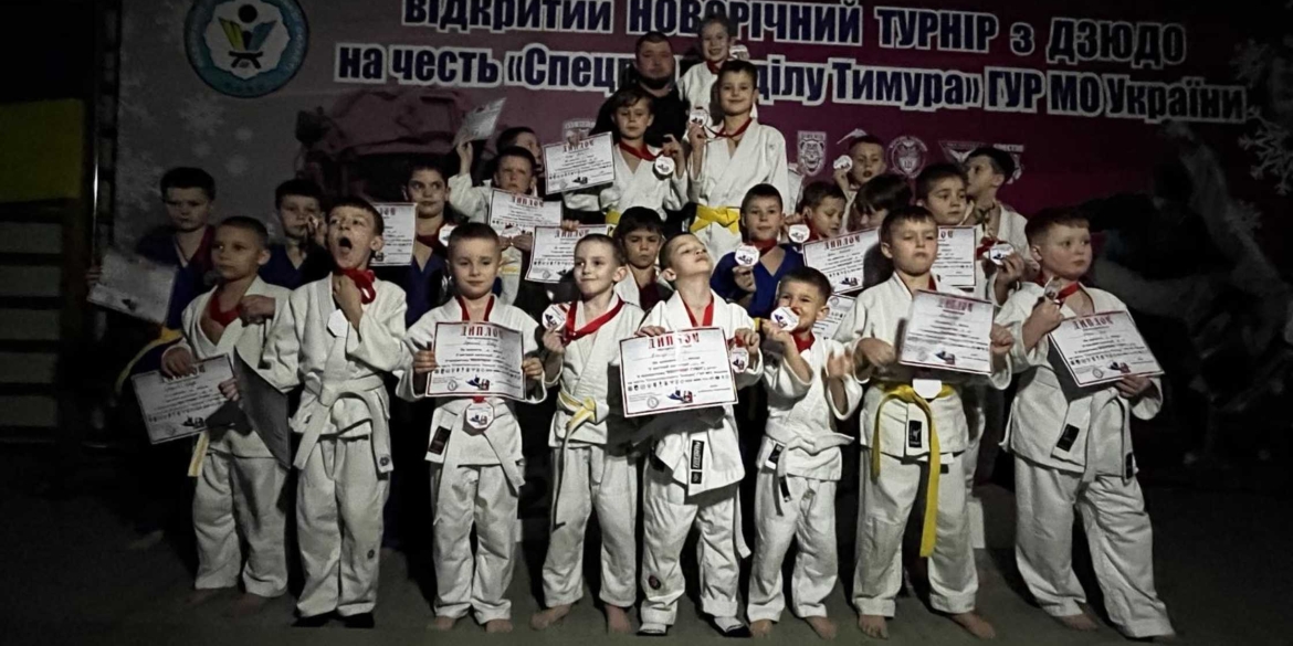 Вінницькі дзюдоїсти вибороли 24 нагороди на відкритому «Новорічному турнірі»