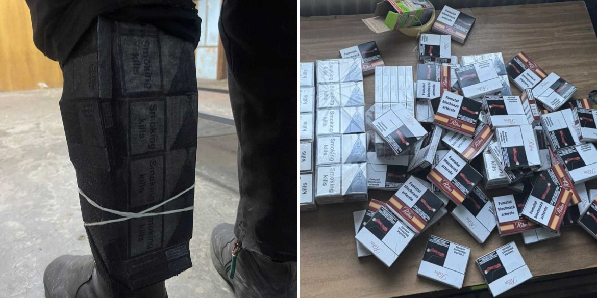 Вінницькі митники затримали чоловіка, який намагався сховати тютюнові вироби під термобілизною