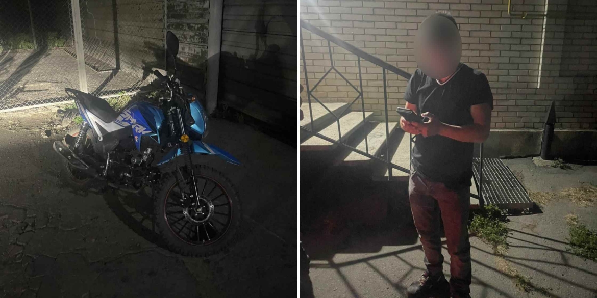 Вінницькі патрульні зупинили п'яного мотоцикліста без прав