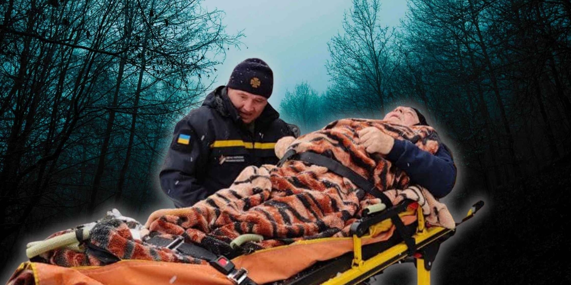 Вінницькі рятувальники два кілометри несли хвору до “швидкої”