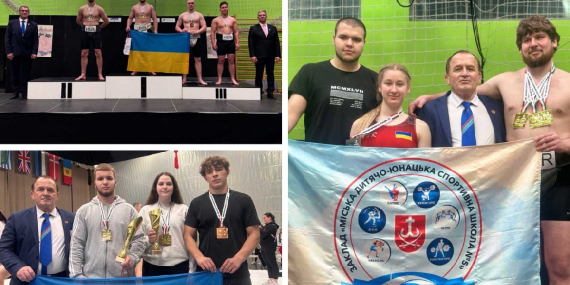 Вінницькі сумоїсти здобули 11 нагород на чемпіонаті Європи в Угорщині