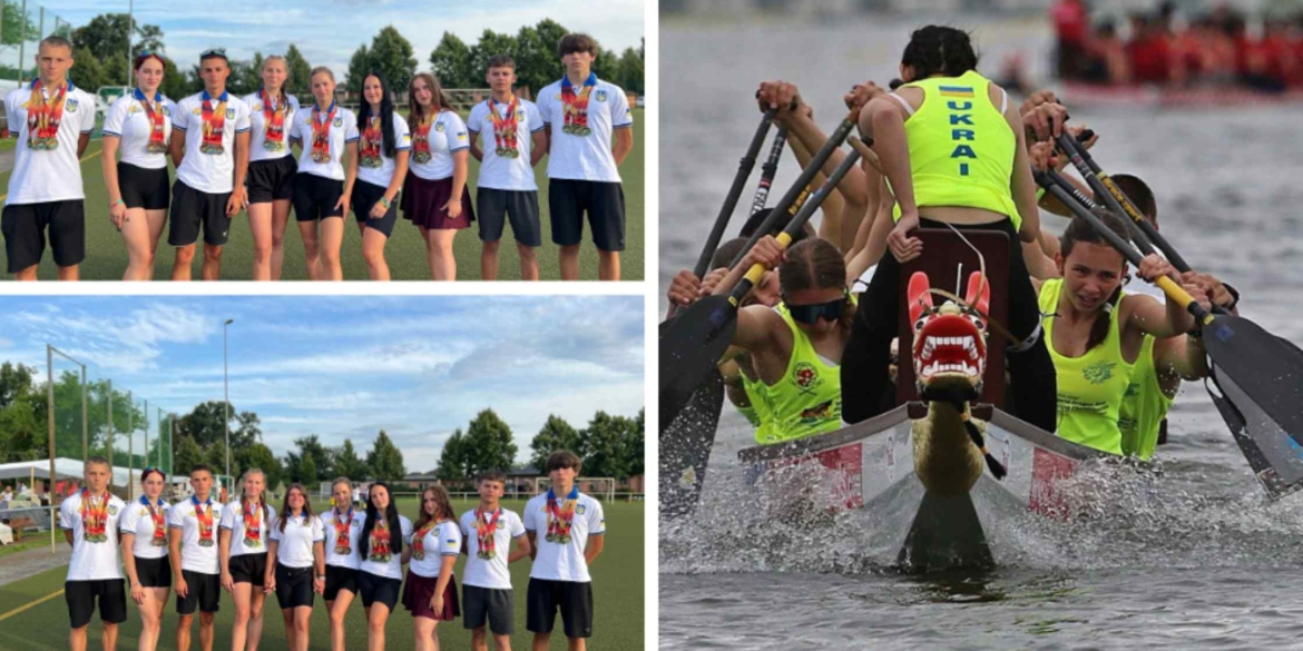 Вінницькі веслувальники тріумфально виступили на чемпіонаті світу з драгонботу в Німеччині