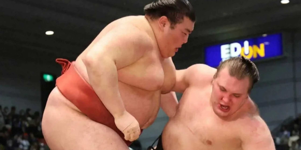Вінницький сумоїст Аонішікі ще раз програв на турнірі Haru Basho