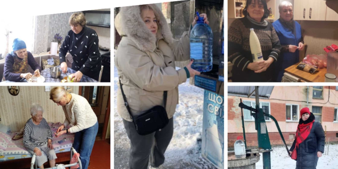 Вінницький терцентр допомагає підопічним старшого віку під час зими