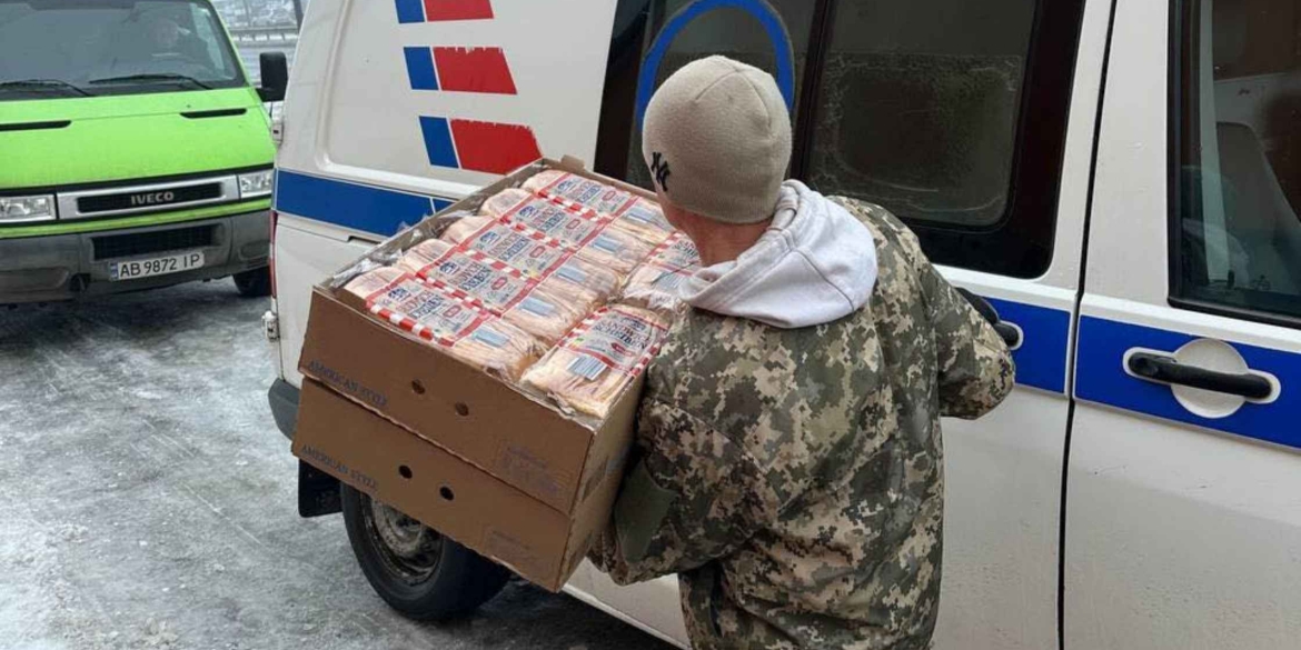 Вінниця отримала чотири палети хліба від німецьких благодійників