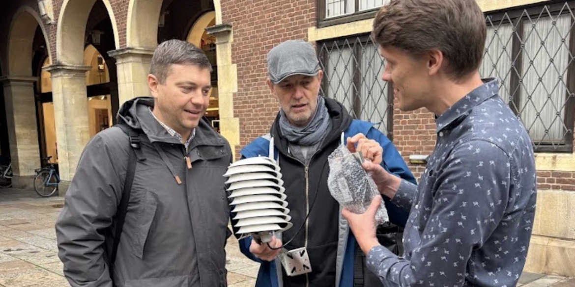 Вінниця отримала сучасний кліматичний сенсор від Мюнстера