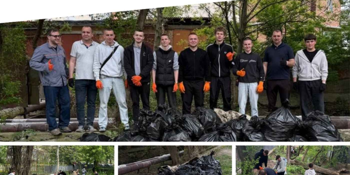 Вінниця стає чистішою молодь та комунальники провели масштабну толоку на березі річки