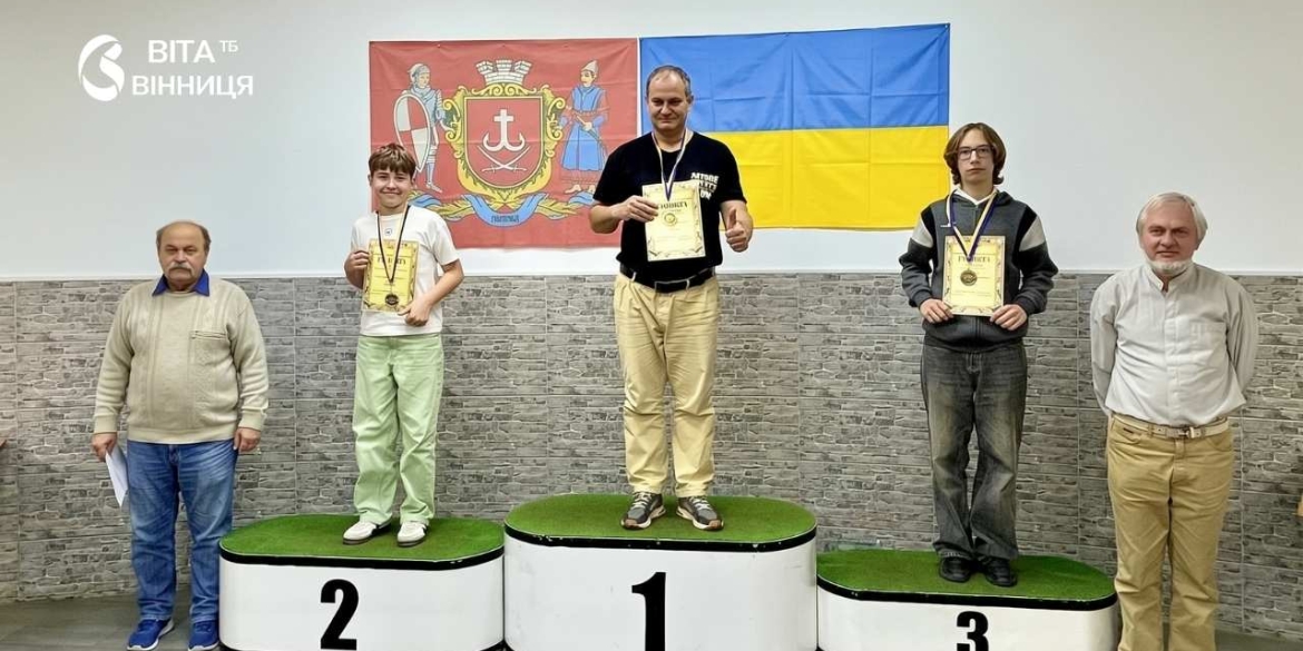 Віцечемпіон України серед чоловіків калинівський шашкіст здобув дві медалі