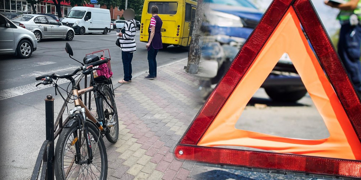 Водій маршрутки у Вінниці збив велосипедиста - чоловік в лікарні