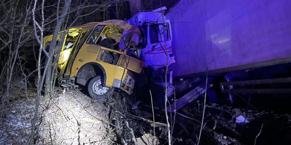 Водій та пасажир автобуса загинули в ДТП у Гайсинському районі