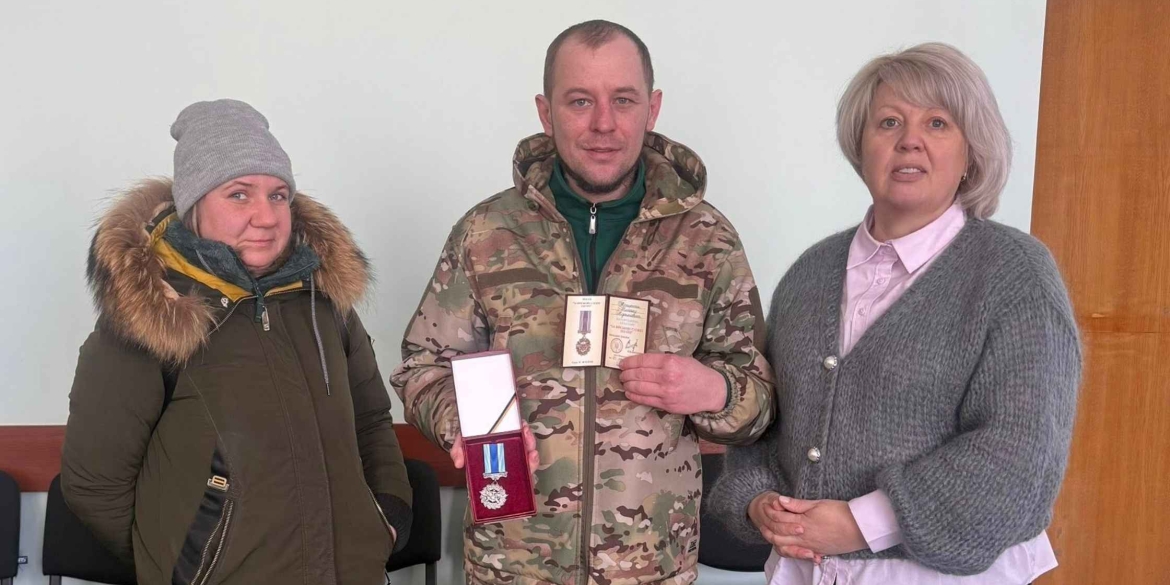 Воїн з Гайсинської громади отримав медаль «За військову службу»