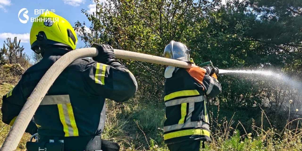 Вигоріло понад 4 гектари землі на Вінниччині за добу зафіксували вісім пожеж