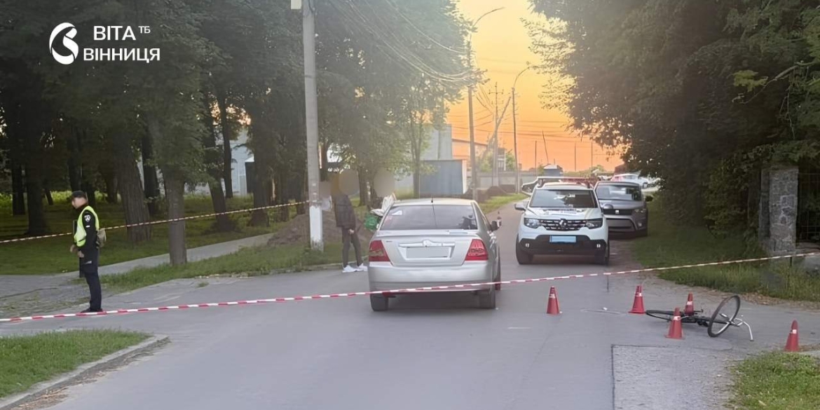 Виїхав із прилеглої вулиці на Вінниччині збили 8-річного велосипедиста