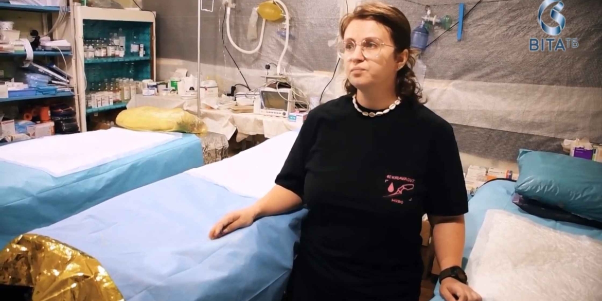 Як медикиня Владислава рятує військовослужбовців на передовій