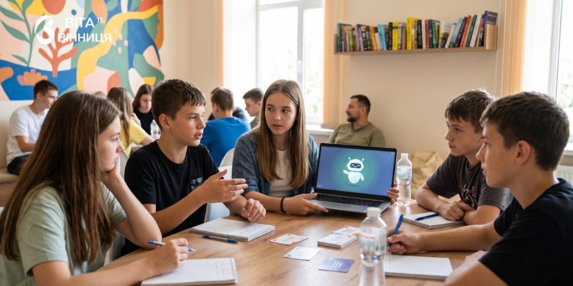 Як навчатися зі штучним інтелектом і не розучитися думати підліткам у Вінниці розкажуть про ChatGPT