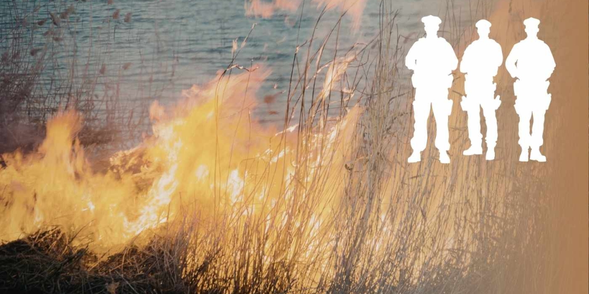 Як у Вінниці мобільні групи Муніципальної варти зупиняють паліїв сухої рослинності