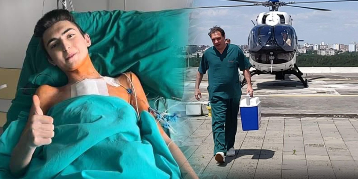 Як з Вінниці у Київ доставляли гелікоптером серце для трансплантації 