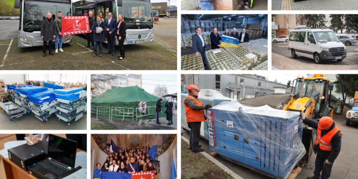 Європейська підтримка Вінниці що отримала громада від міст-партнерів