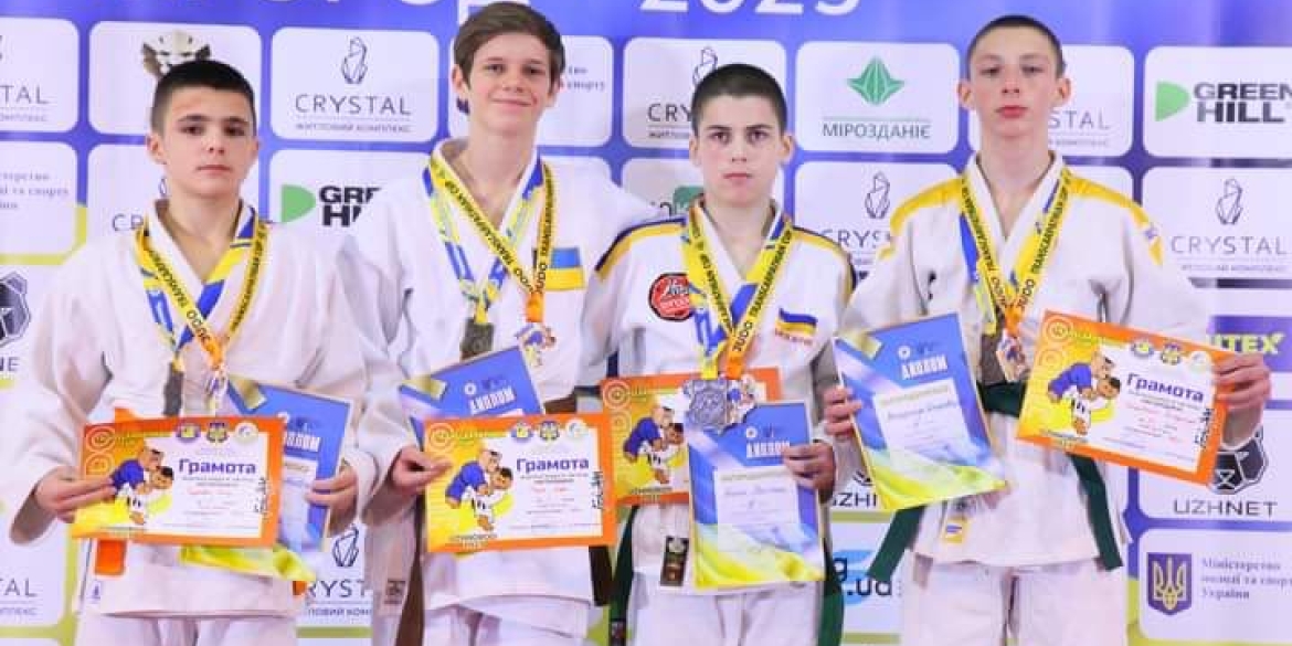 Юні вінничани стали бронзовими призерами чемпіонату України з дзюдо