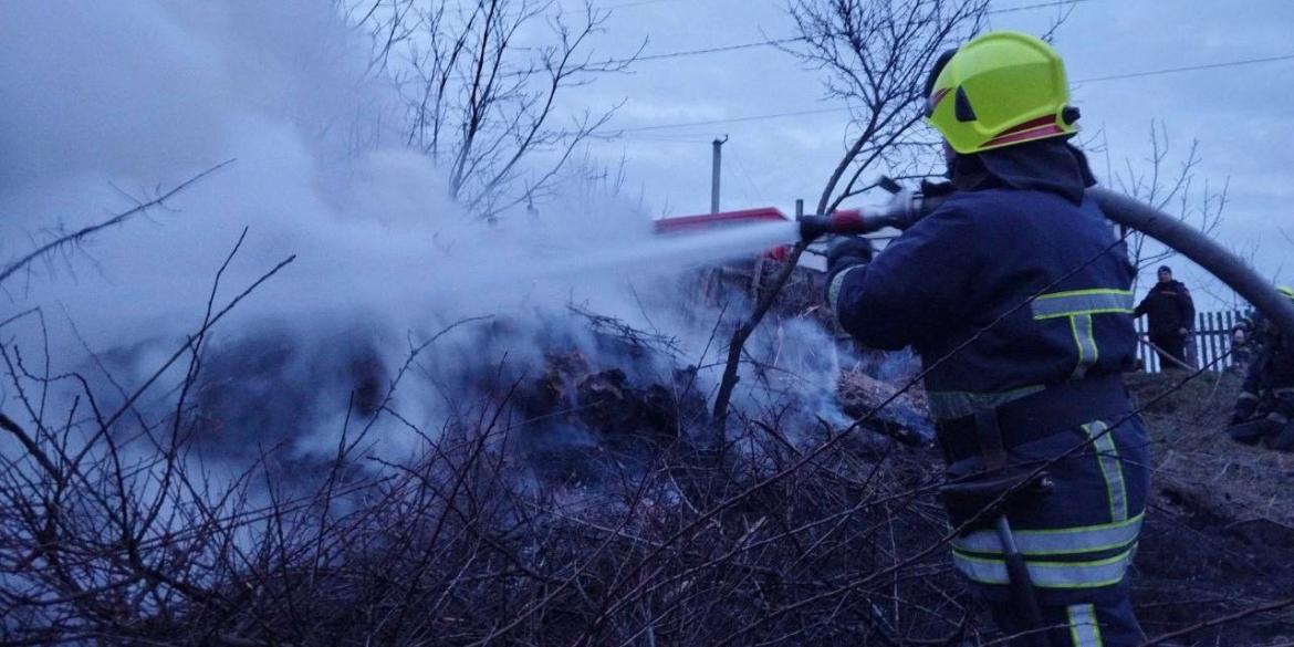 За добу рятувальники Вінниччини ліквідували дев'ять пожеж
