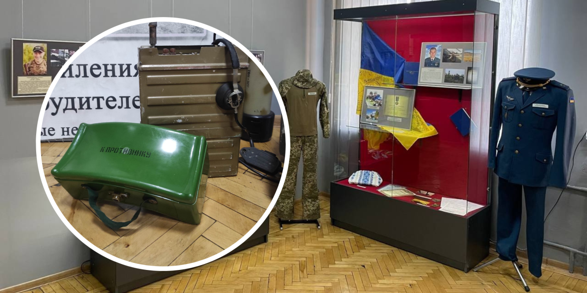 Захисники передали нові експонати для виставки "України щит" у Вінниці