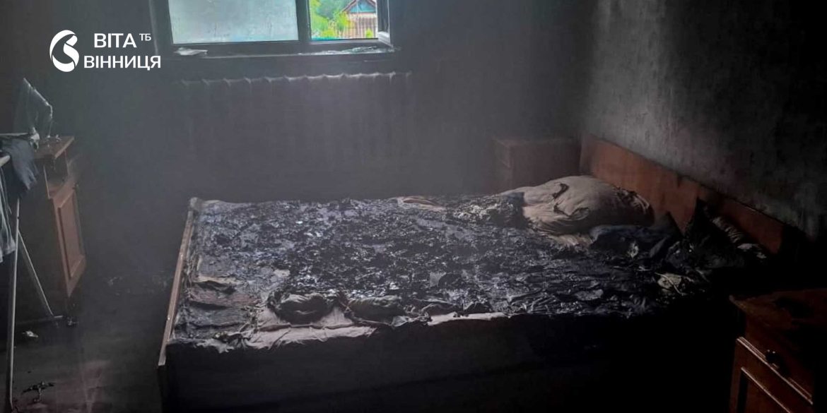 Зарядний пристрій спричинив пожежу на Вінниччині постраждала 60-річна жінка