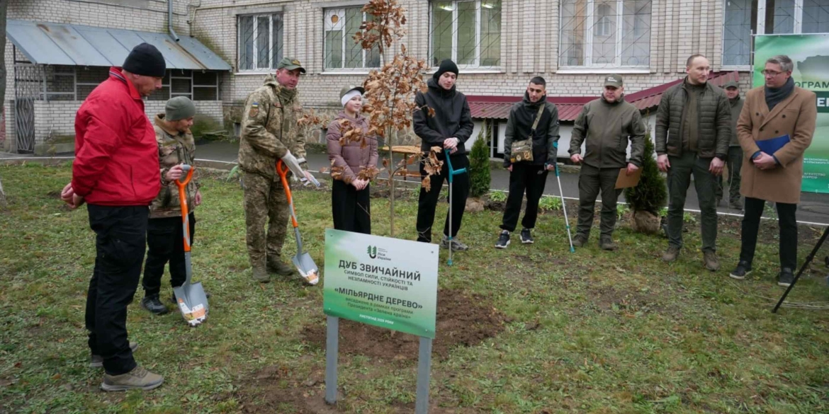 Зелена країна у Вінниці висадили мільярдне дерево