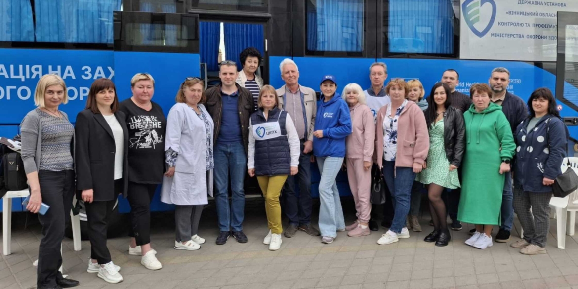 Жмеринчани долучилися до медичної акції від Вінницького центру контролю та профілактики хвороб