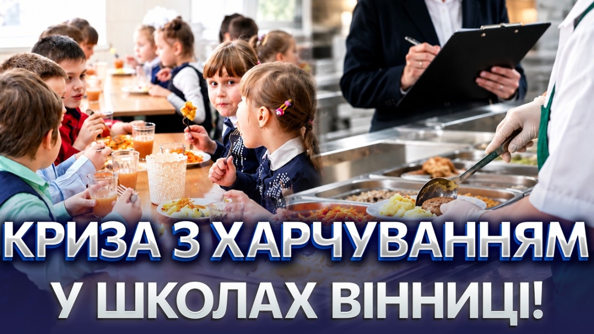 Embedded thumbnail for Шкільним їдальням Вінниці бракує 30 кухарів і коштів на обіди — постачальник просить підняти ціну