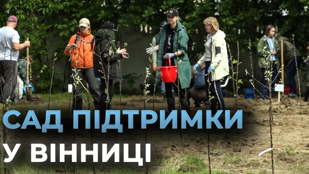 Embedded thumbnail for У Вінниці в межах акції «Сад підтримки» висадили 200 плодових дерев