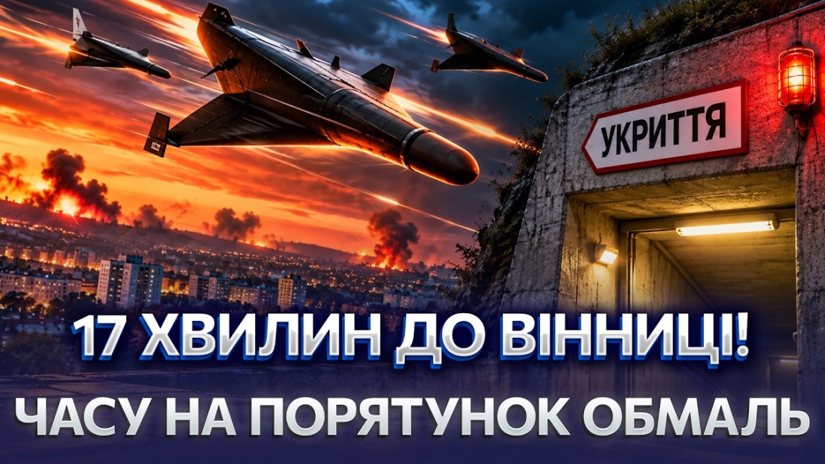 Embedded thumbnail for Реактивні дрони змінили правила: скільки хвилин мають вінничани, щоб сховатися від вибухів