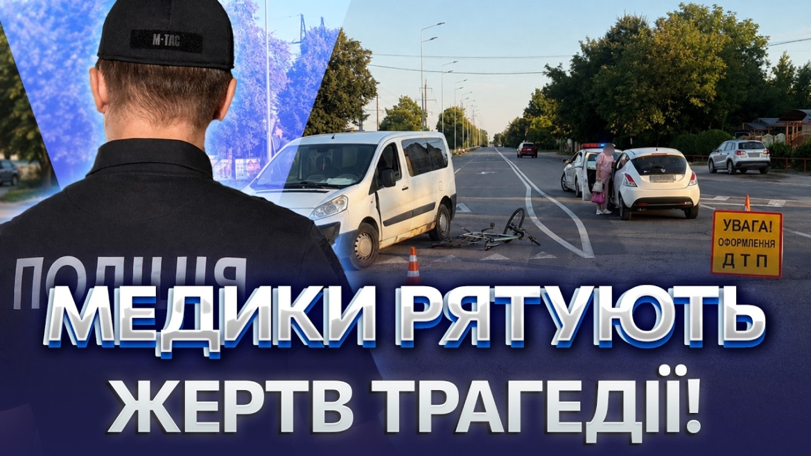 Embedded thumbnail for Велосипедист їхав зустрічною смугою: у Вінниці збили людину на Барському шосе