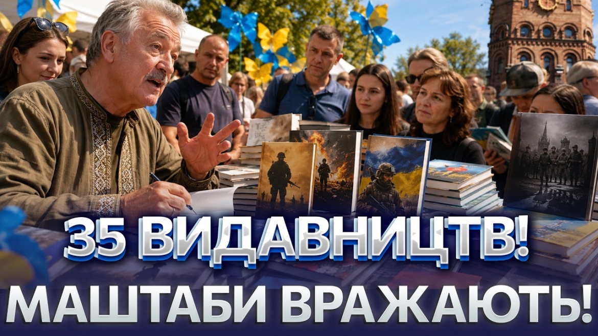 Embedded thumbnail for Європейська площа стала літературною столицею: у Вінниці відкривається VinBookFest