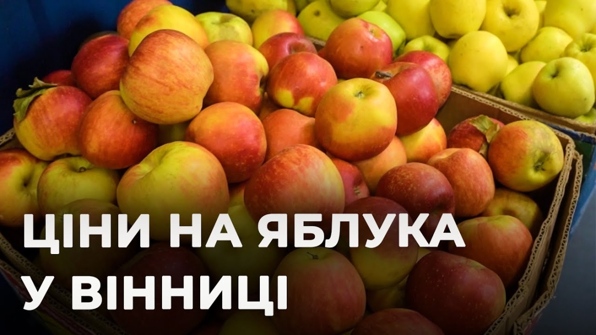 Embedded thumbnail for Сезон яблук на ринках у Вінниці: скільки коштують та які сорти популярні