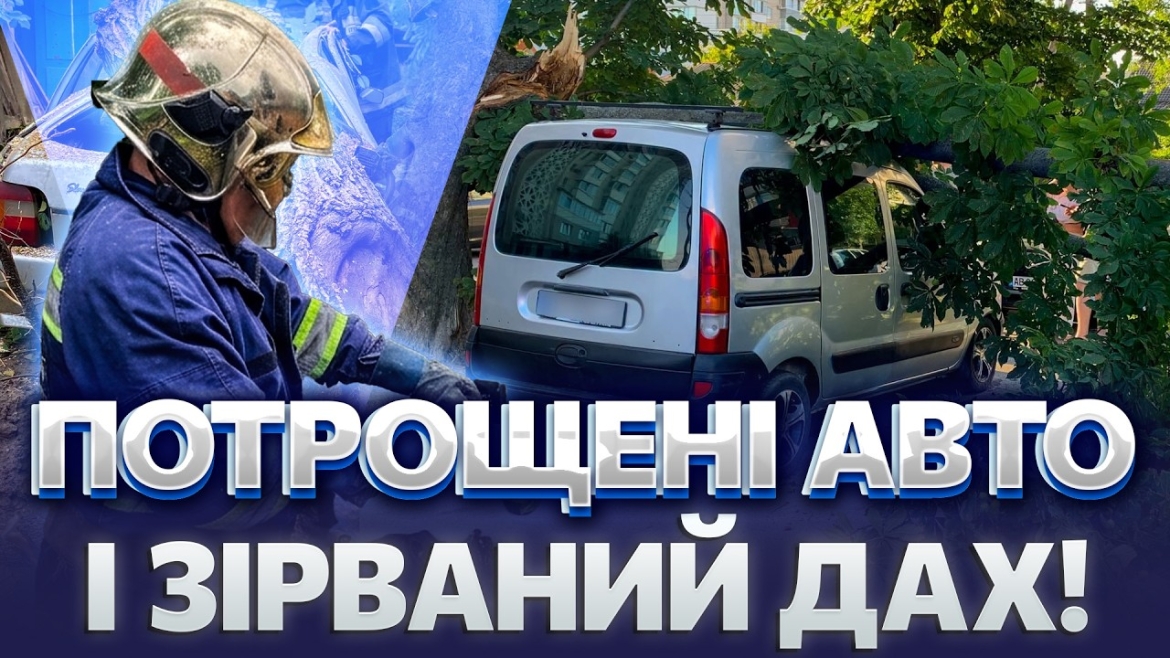 Embedded thumbnail for Двічі у Вінниці дерева падали на автомобілі — обійшлося без постраждалих
