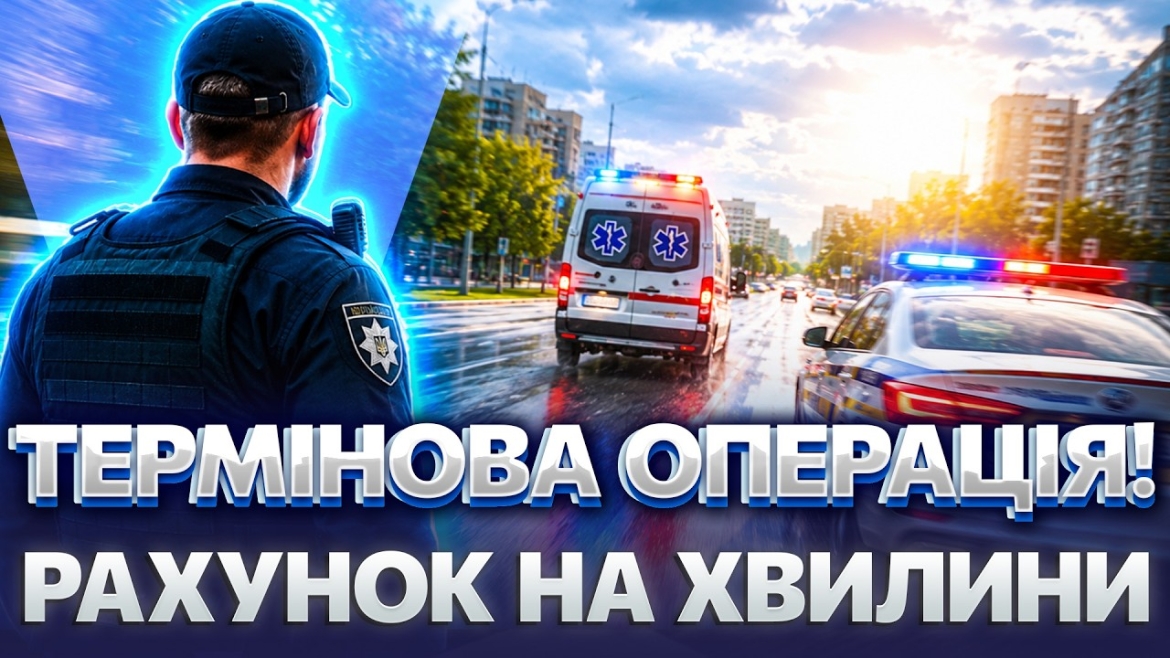 Embedded thumbnail for З сиреною і маячками: вінницькі патрульні допомогли лікарю встигнути на операцію