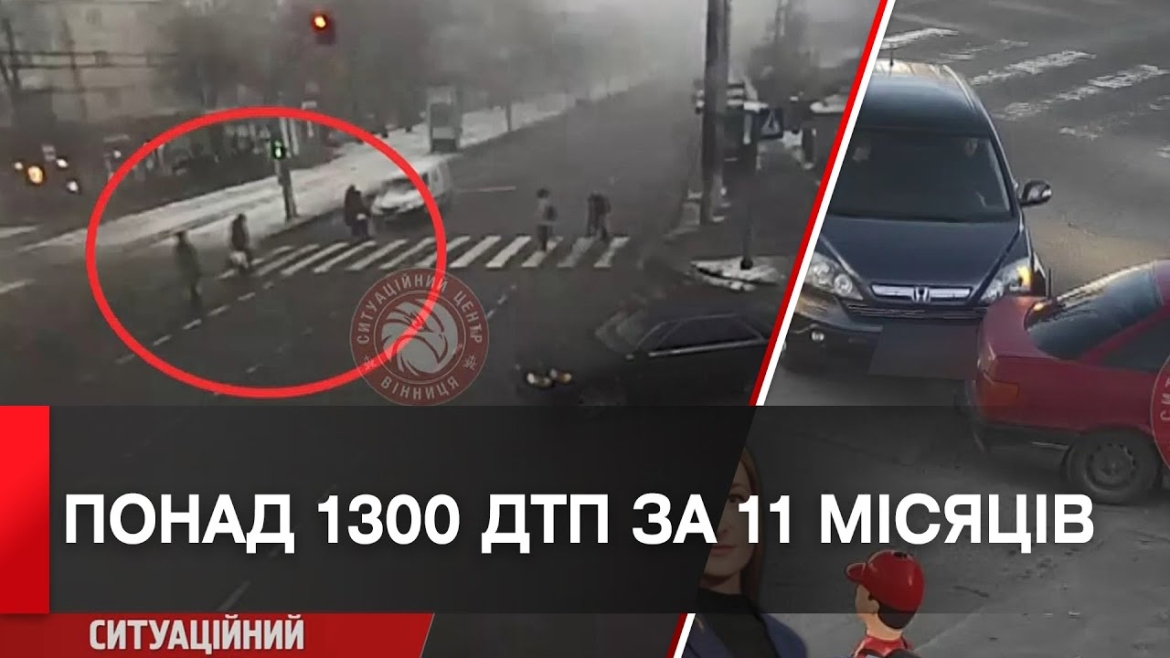 Embedded thumbnail for За 11 місяців вінницькі поліцейські зафіксували понад 1300 ДТП