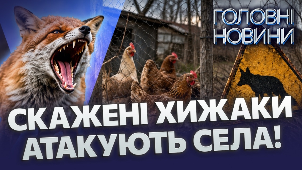 Embedded thumbnail for Нашестя хворих лисиць на Вінниччині: кидаються на людей. Вірус сказу шириться селами: люди на уколах