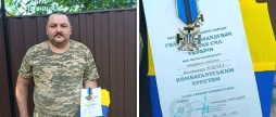 «Комбатантський хрест» від Головнокомандувача ЗСУ отримав вінничанин