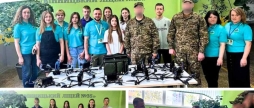 11 дронів та Bandera Power передали українським оборонцям вінницькі школярі