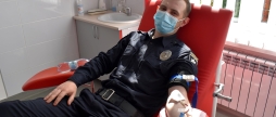 У Вінниці патрульні здали кров для постраждалих в ДТП