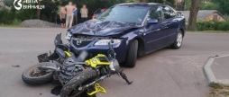 20-річний мотоцикліст постраждав у ДТП в Немирові