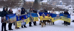 Акцію на підтримку військовополонених та безвісти зниклих провели у Тростянці