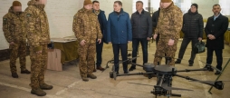 Безпілотні авіаційні комплекси та квадрокоптери Matrice передала Вінниця нацгвардійцям