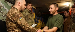 Бійців бригади «Червона Калина», які воюють на Покровському напрямку, нагородили державними нагородами