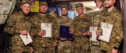 Бійцям вінницької бригади «Червона Калина» вручили державні нагороди