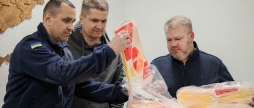 Черговий транш благодійної допомоги отримали вінницькі рятувальники