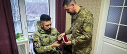 Державні нагороди отримали бійці бригади «Червона Калина», які проходять лікування